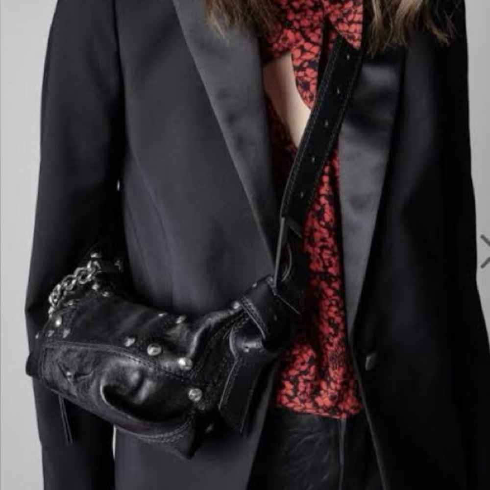 Zadig & Voltaire | Le Cecilia XS Patchwork & Stud Handbag - Picture 2 of 9